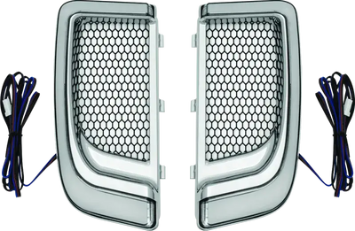 Kuryakyn Tracer Lower Fairing Grill Chrome - Exterior Styling