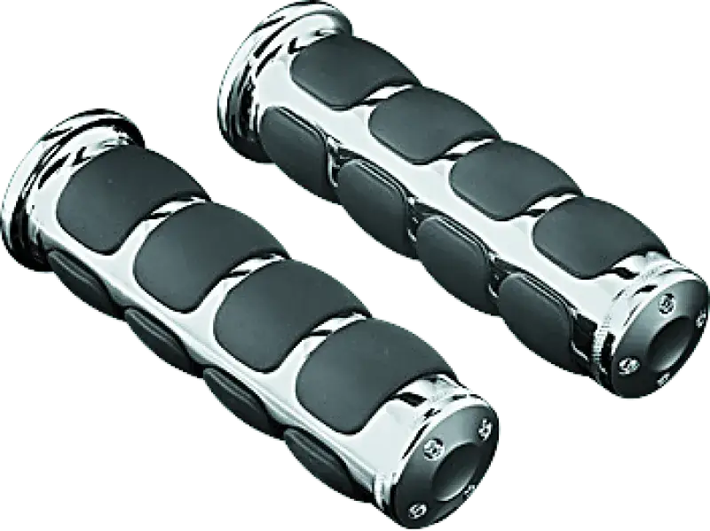Kuryakyn Universal ISO Grip 7/8 inch Bars Black with unique vibration-reducing design and sleek black finish.