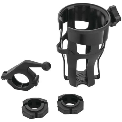 Kuryakyn Universal Reflex black plastic bike drink holder with clamp