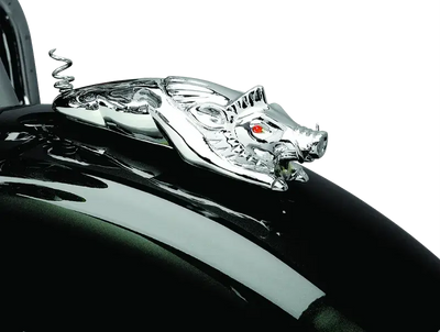Kuryakyn Wild Boar Fender Ornament Chrome - Exterior Styling