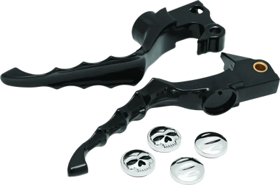 Kuryakyn Zombie Levers 04-13 XL Models Gloss Black - Kuryakyn