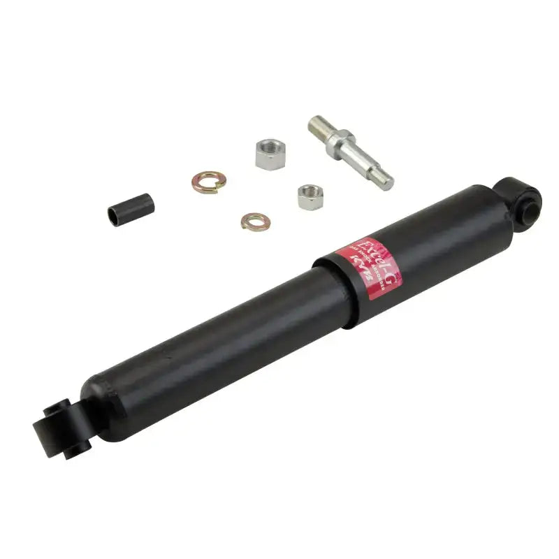 Black KYB Excel-G shocks with mounting hardware for Chevrolet Blazer and G-Series trucks