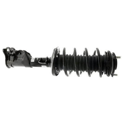 Black strut assembly with coil spring for Honda Civic Sedan Strut Plus front left