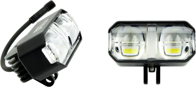 Aux Driving Lights Kit 1.25" Bar Mnt. White/Amber Pr - CYRON