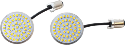 Letric Lighting Co LLC-B7SWA Bullet Style Led Insert 1157 Switchback White / Amber - Illumination