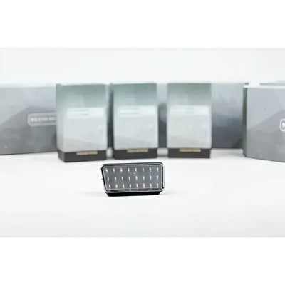 Rectangular gray LED license plate light for Wrangler LFZ17 Morimoto Xb Ld Plate Light