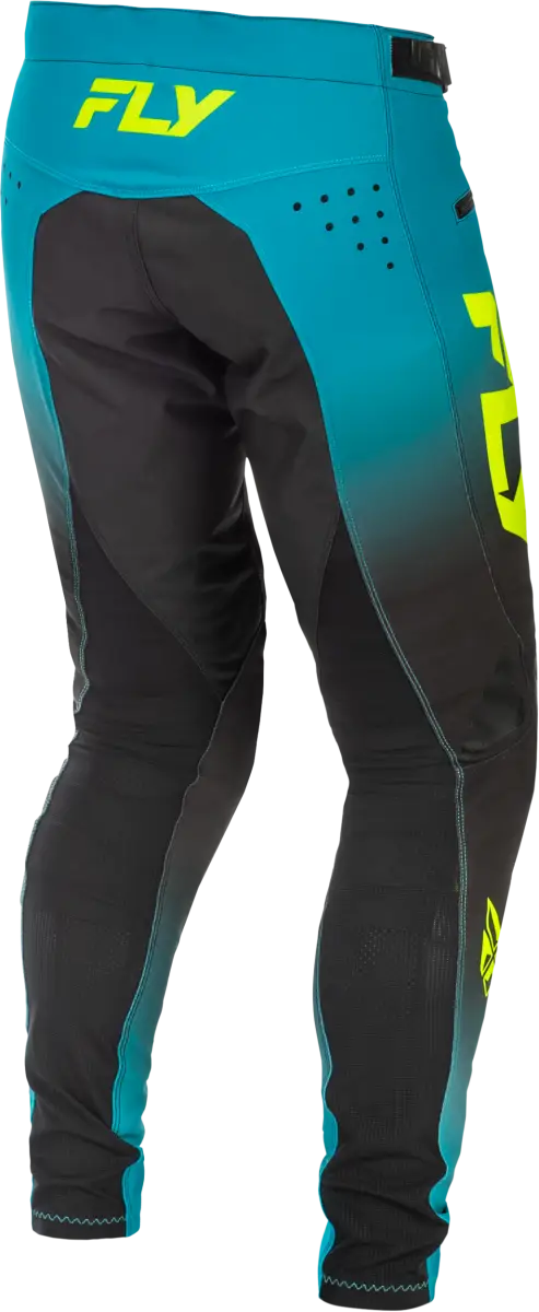 Rayce Bicycle Pants Teal/Black/Lime Sz 34 - FLY RACING