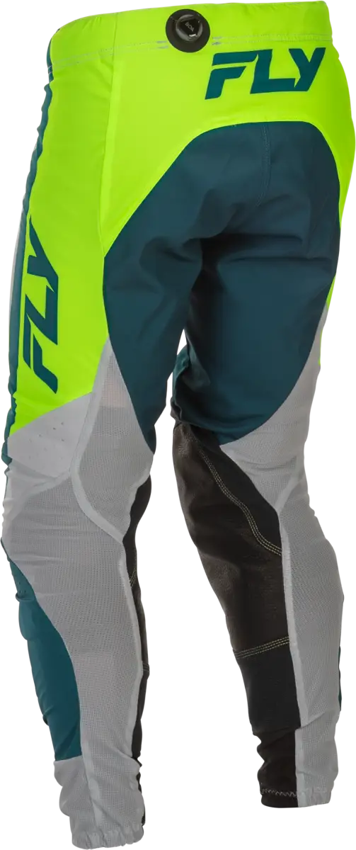 Lite Pants Grey/Lime/Teal Sz 30 - FLY RACING