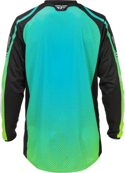 F 16 Jersey Aqua/Black/White Md - FLY RACING