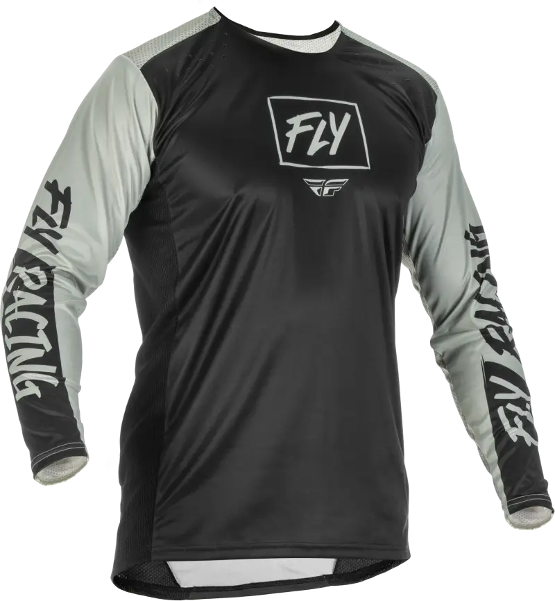 FLY RACING Lite Jersey Black/Grey Lg