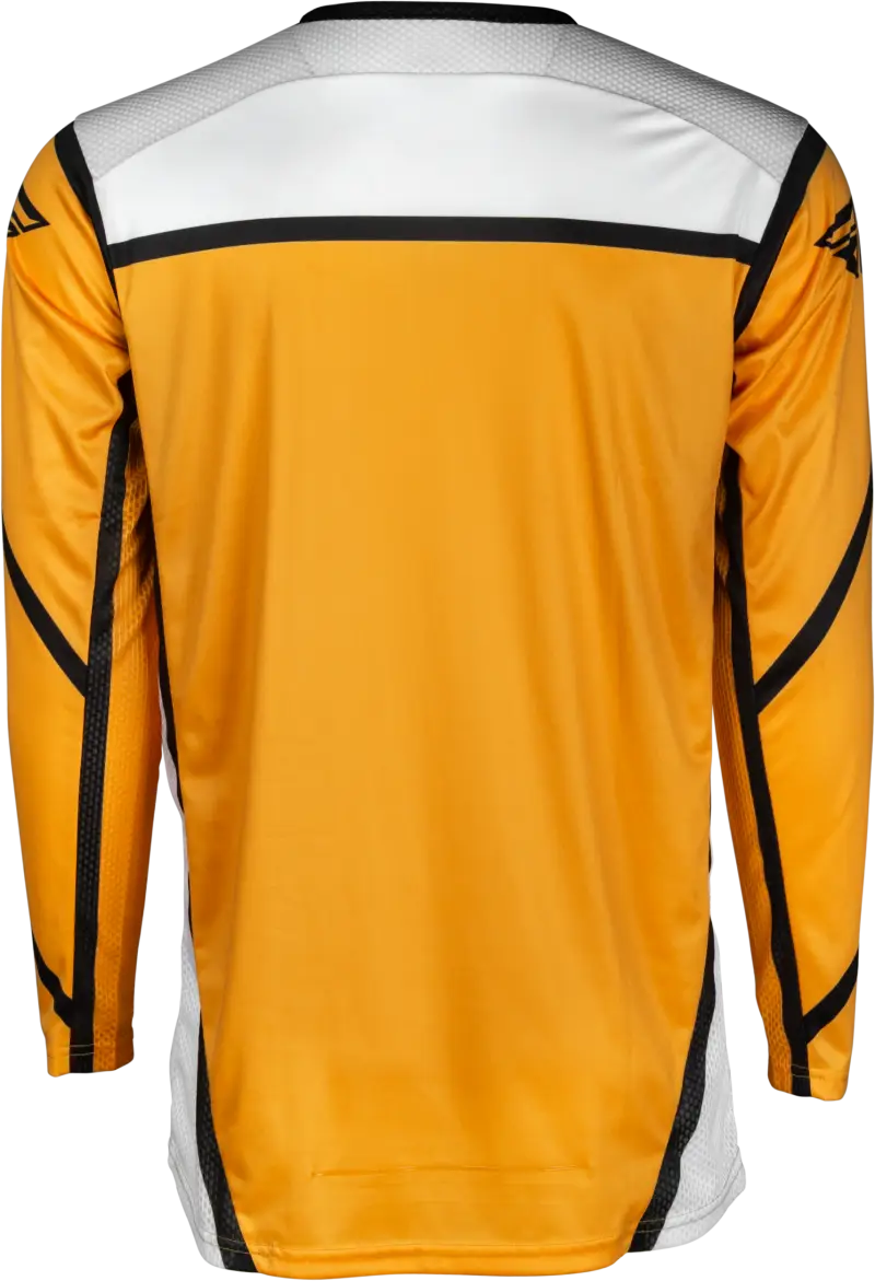 Lite Jersey White/Black/Mustard Sm