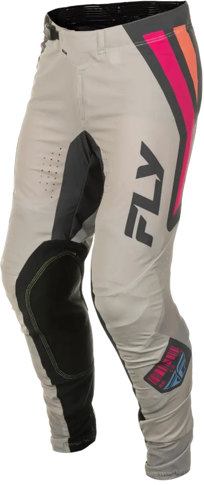 Lite Vice Pants Light Grey/Pink/Coral Sz 28