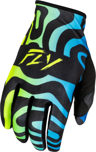 Lite Zen Gloves Black/Blue/Hi Vis Lg