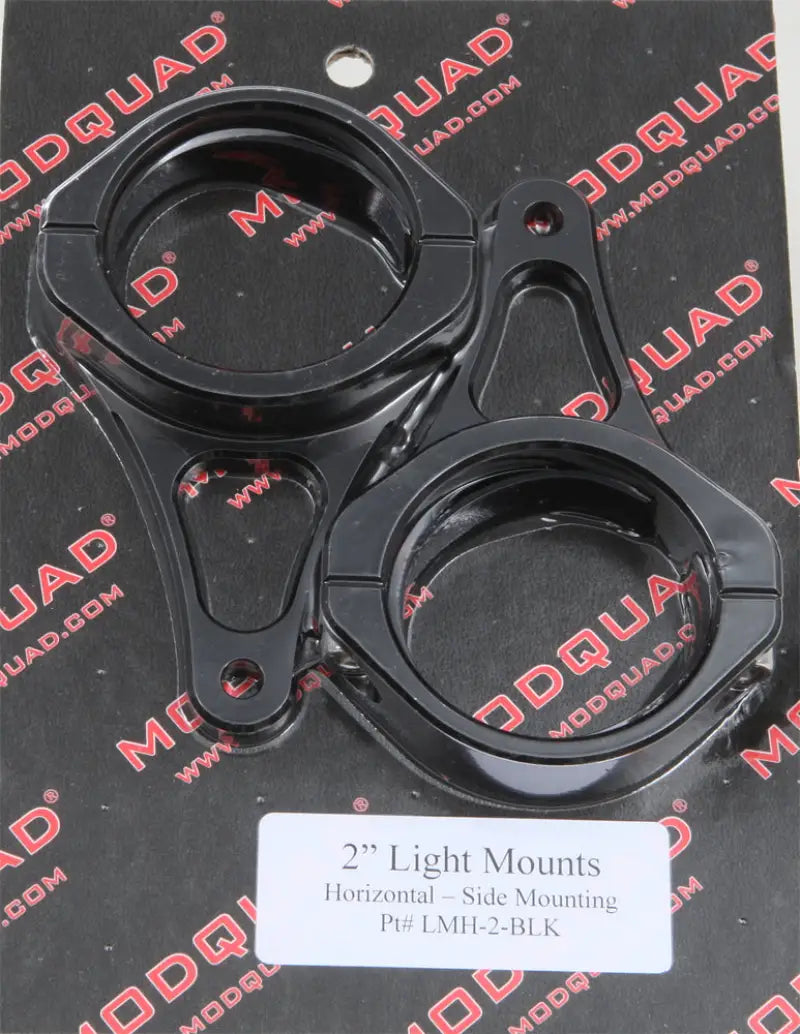 LMH-2-BLK Mq Light Mnt 2’’ Horz Blk - Horizontal Mount