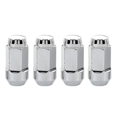 Lug Nut 14 Millimeter X 1.5 Thread Size; Conical Seat; Bulge Lug; Use With Steel/ Aluminum Wheels; 1.945 Inch Overall