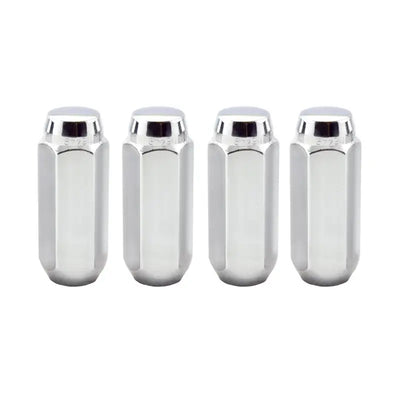 Lug Nut 14 Millimeter X 2.0 Thread Size; Conical Seat; Duplex Lug; Use With Steel/ Aluminum Wheels; 2-1/4 Inch Overall