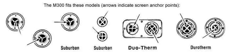 M-300 Bug Screen - RV Appliance