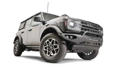 M6651-1 Fab Fours 21-22 Ford Bronco Veng Acc Insert on a stylish Ford Bronco, showcasing custom fit and sleek design enhancements.