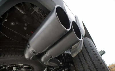 MagnaFlow 08-18 Ford F-250/F-350/F-450 4.6L/6.7 DPF-Back Black 4in Dual Single Rear Exit 