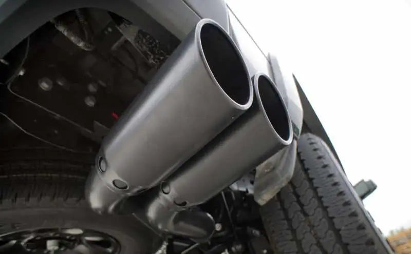 MagnaFlow 08-18 Ford F-250/F-350/F-450 4.6L/6.7 DPF-Back Black 4in Dual Single Rear Exit 