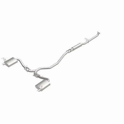 Polished chrome dual exhaust with Magnaflow tips for Honda Civic Sport
