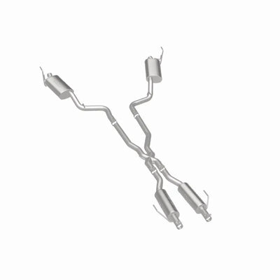 Silver car exhaust system for Jeep Grand Cherokee MagnaFlow NEO Cat-Back