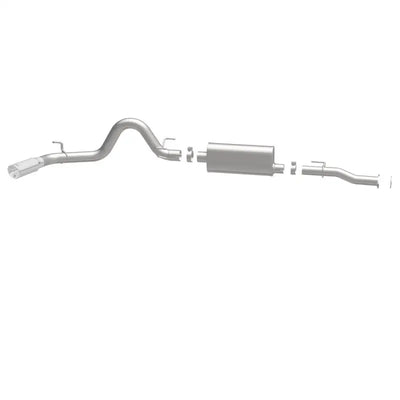 MagnaFlow Cat-Back 2016 Toyota Tacoma 3.5L V6 SS 3in Single Pass Side Exit Rear 4in Tip - Truck & Automotive