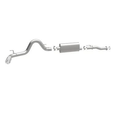 MagnaFlow Cat-Back 2016 Toyota Tacoma 3.5L V6 SS 3in Single Pass Side Exit Rear 4in Tip - Truck & Automotive