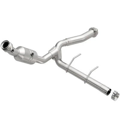 Silver exhaust system with catalytic converter for MagnaFlow Conv F-150 5.0L OEM grade