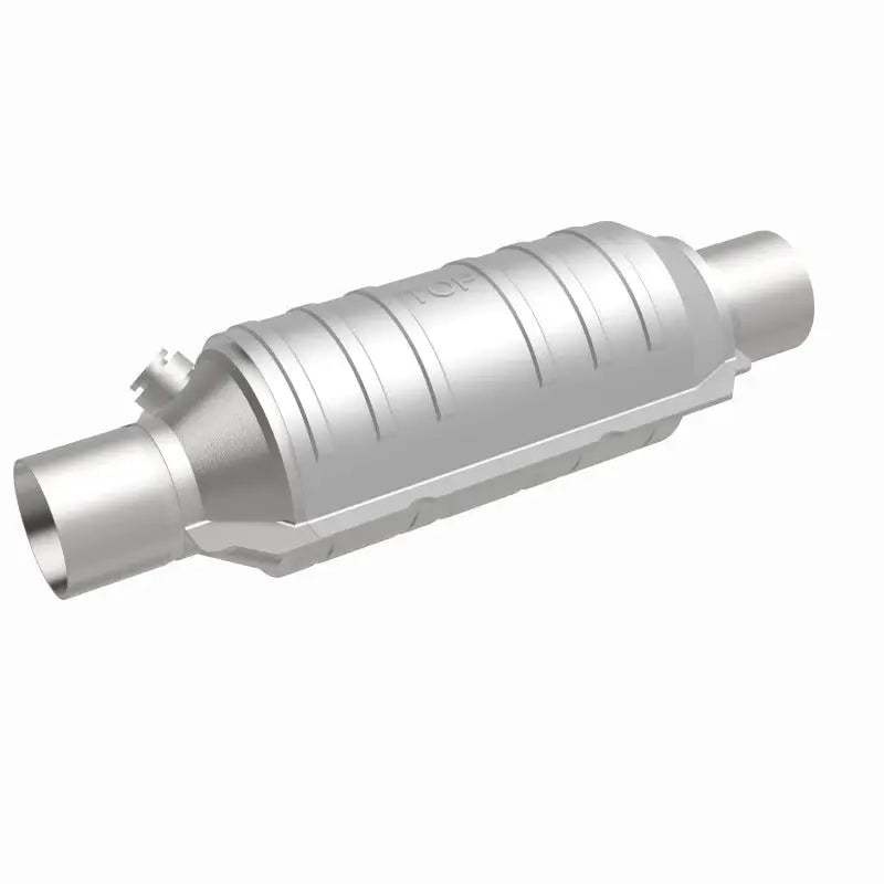 MagnaFlow Conv Univ 2.25in Inlet/Outlet Center/Center Round 11in Body L x 5.125in W 15in Overall - Truck & Automotive