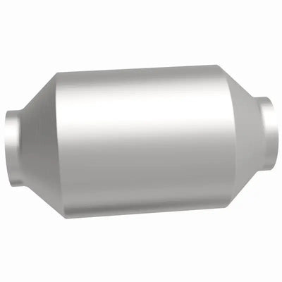 Silver catalytic converter for MagnaFlow Conv Univ 2.50in C/C Spun Front OEM
