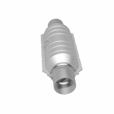 MagnaFlow Conv Univ 2in Inlet/Outlet Center/Center Round 11in Body L x 5.125in W x 15in Overall L 