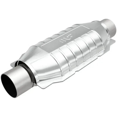 Silver Magnaflow Converter Universal 2.50 CA for enhanced vehicle performance