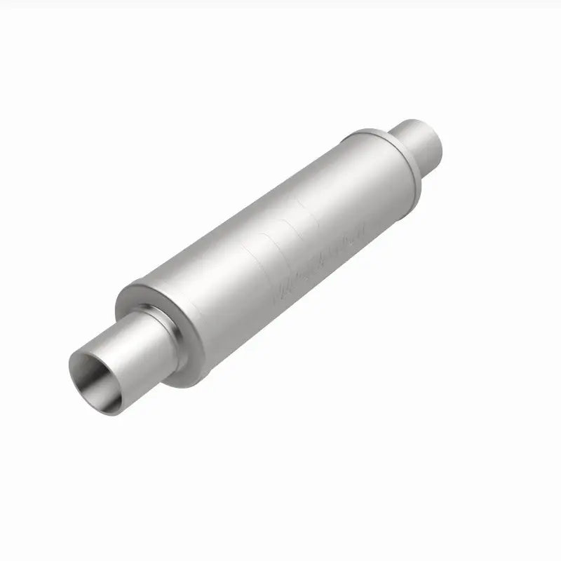 MagnaFlow Muffler Mag SS 14X4X4 2.25X2.25 C/C premium satin finish stainless steel exhaust component.