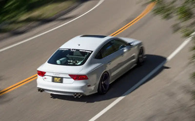 White 2018 Audi RS7 Sportback with MagnaFlow Sys for BMW 3-Series