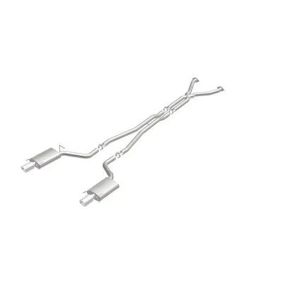 Silver exhaust system for Cadillac CTS V MagnaFlow Sys Street Series upgrade