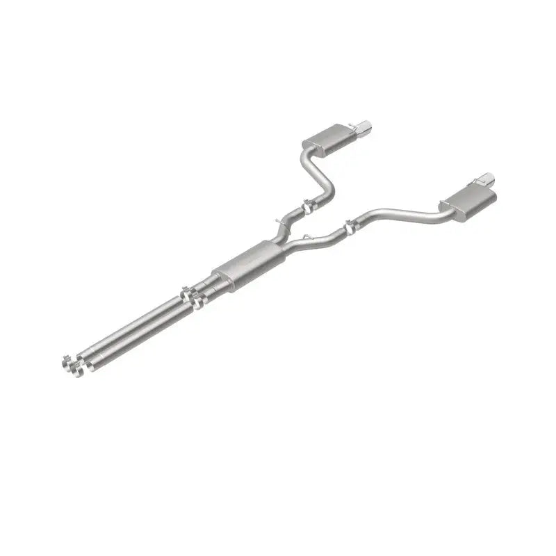 Polished MagnaFlow Street Series dual exhaust for Dodge SRT 6.1 V8