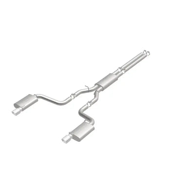 Polished MagnaFlow Street Series dual exhaust for Chrysler Dodge SRT 6.1 V8