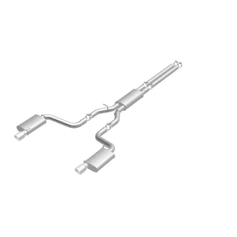 Polished MagnaFlow Street Series dual exhaust for Chrysler Dodge SRT 6.1 V8