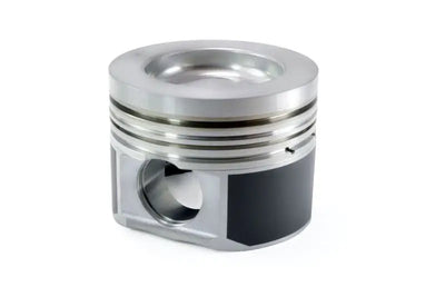 Silver engine piston from Mahle MS Piston Set Duramax for high performance engines