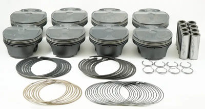 Mahle MS Piston Set Gen 3 Coyote 308ci 3.662in Bore 3.65in Stroke 5.933in Rod.866 Pin 8.4cc 12 CR - Truck & Automotive