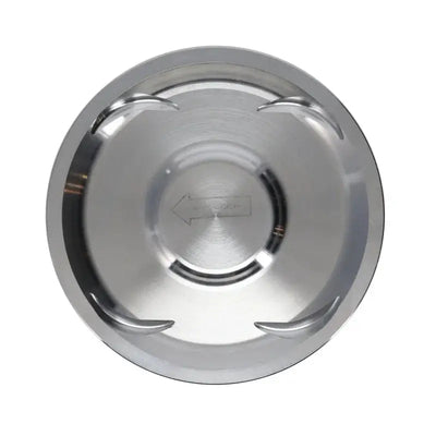 Shiny metal Subaru WRX dish piston for high performance single piston upgrade