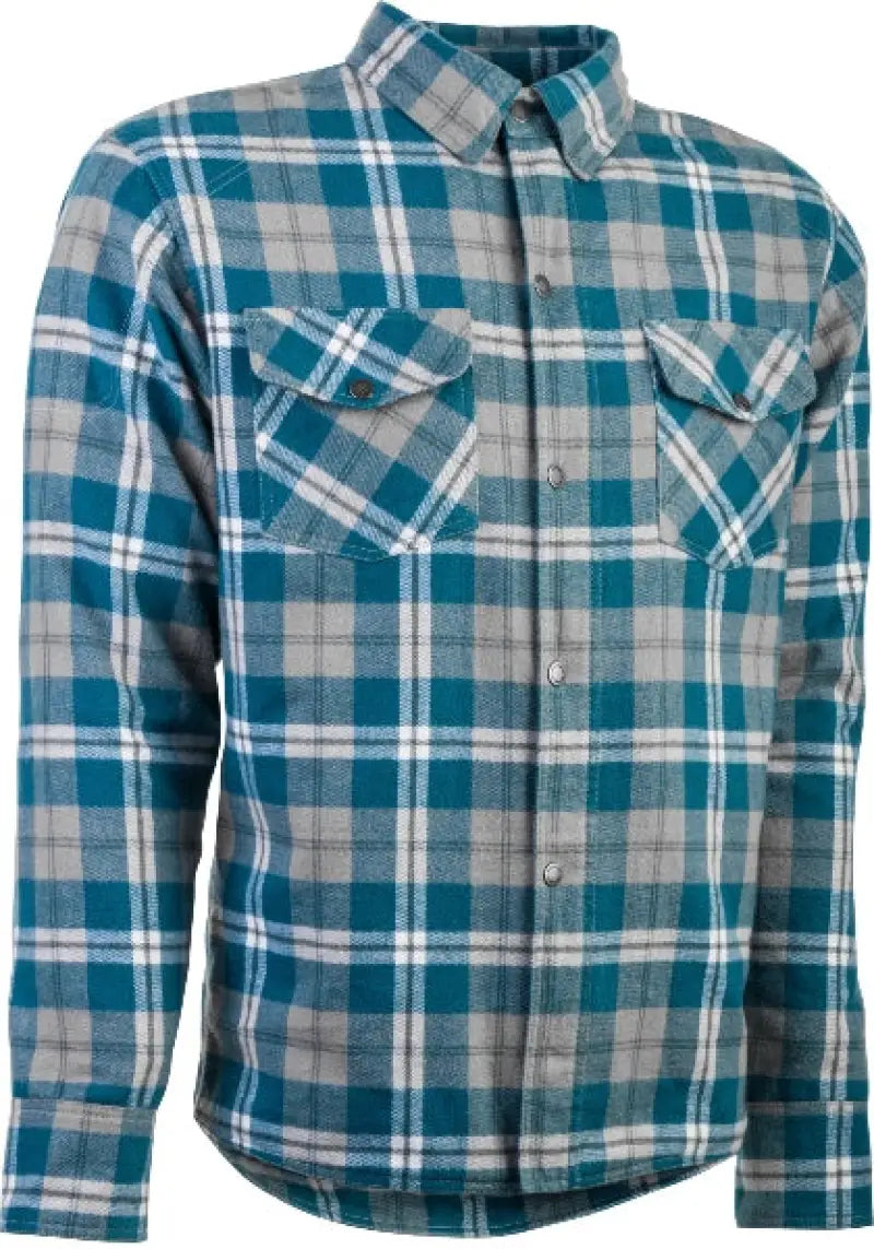 Marksman Flannel Grey/Blue 3x