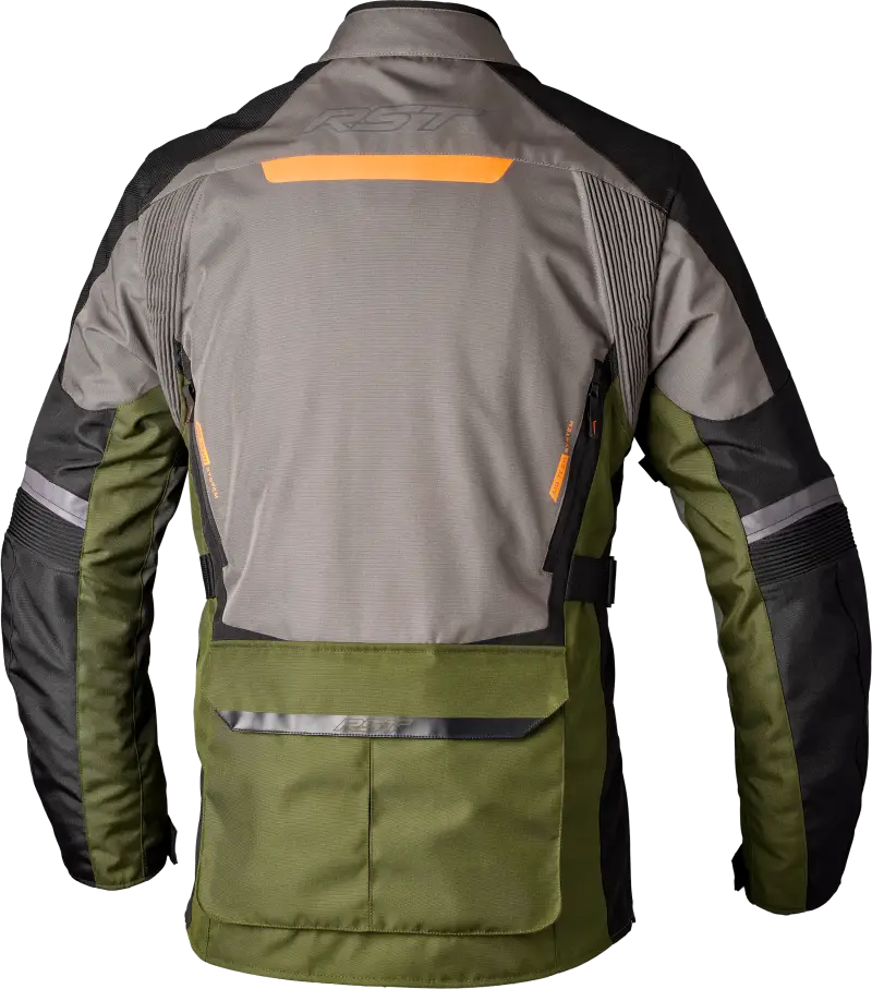 Maverick Evo Ce Jacket Khaki/Grey/Orange Textile Sm - RST