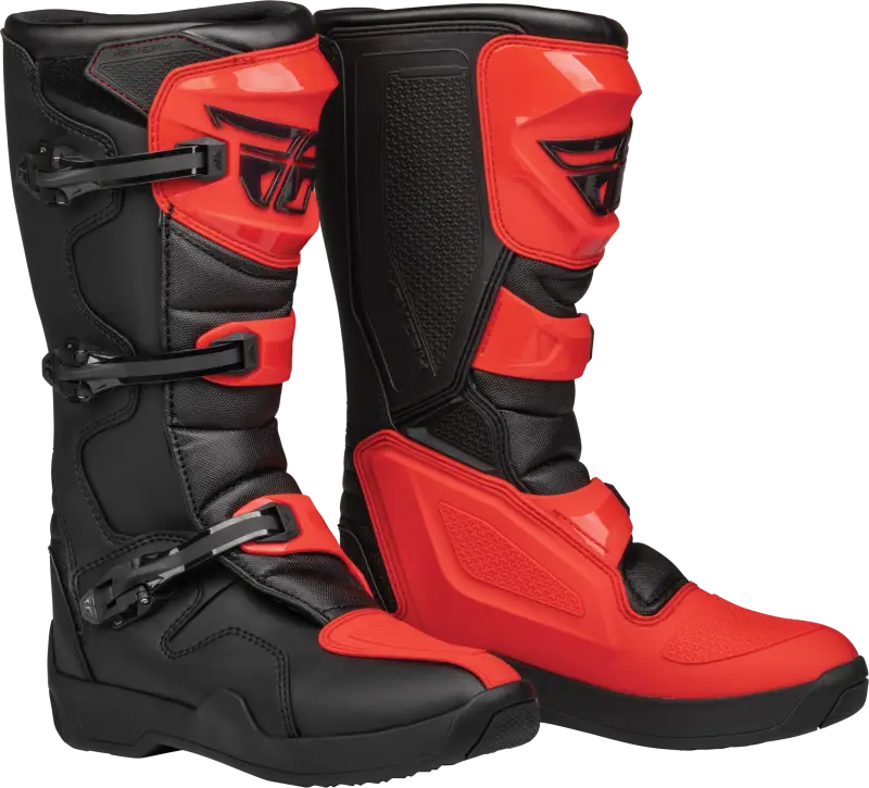 Maverik Lt Boot Red/Black Sz 09 - FLY RACING