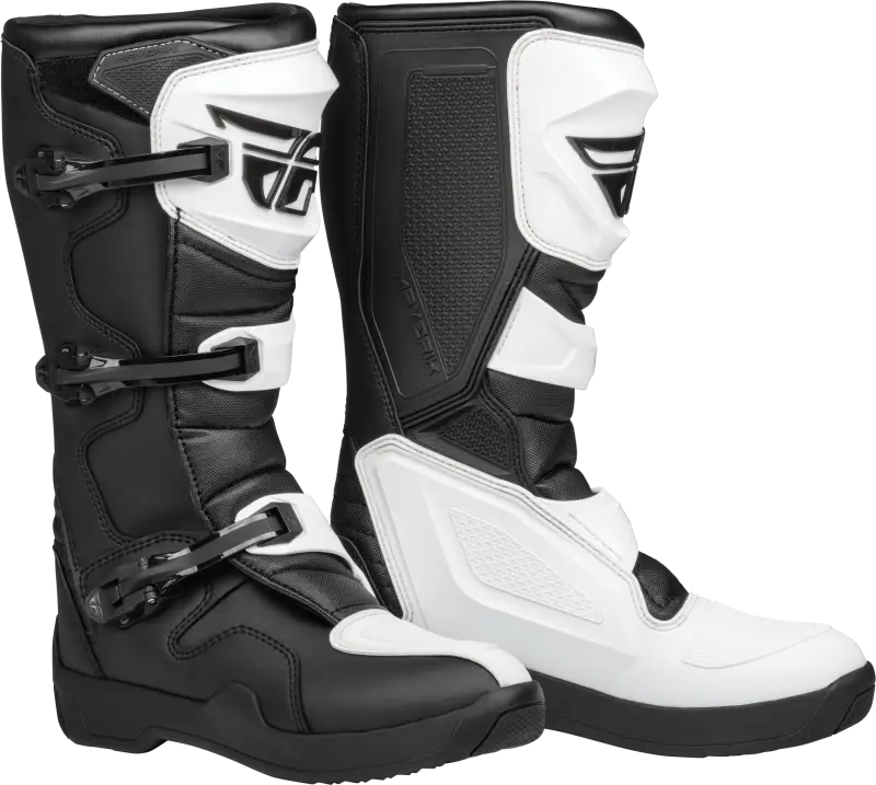 Maverik Lt Boot White/Black Sz 10 - FLY RACING