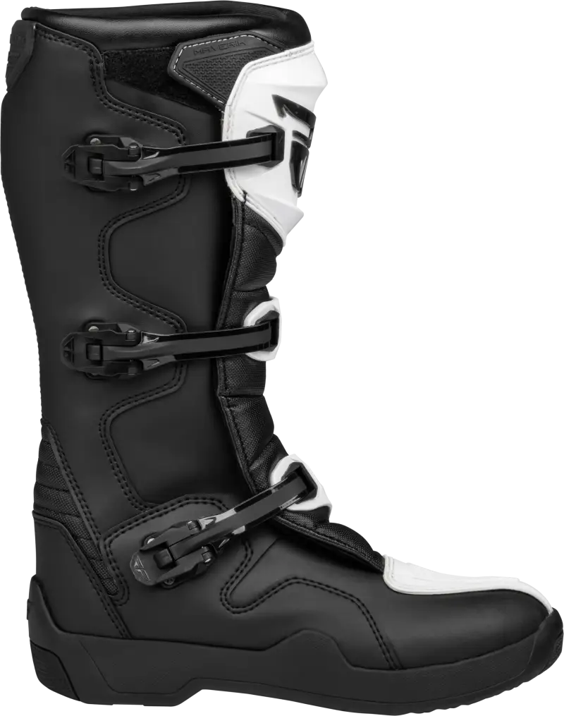 Maverik Lt Boot White/Black Sz 07 - FLY RACING