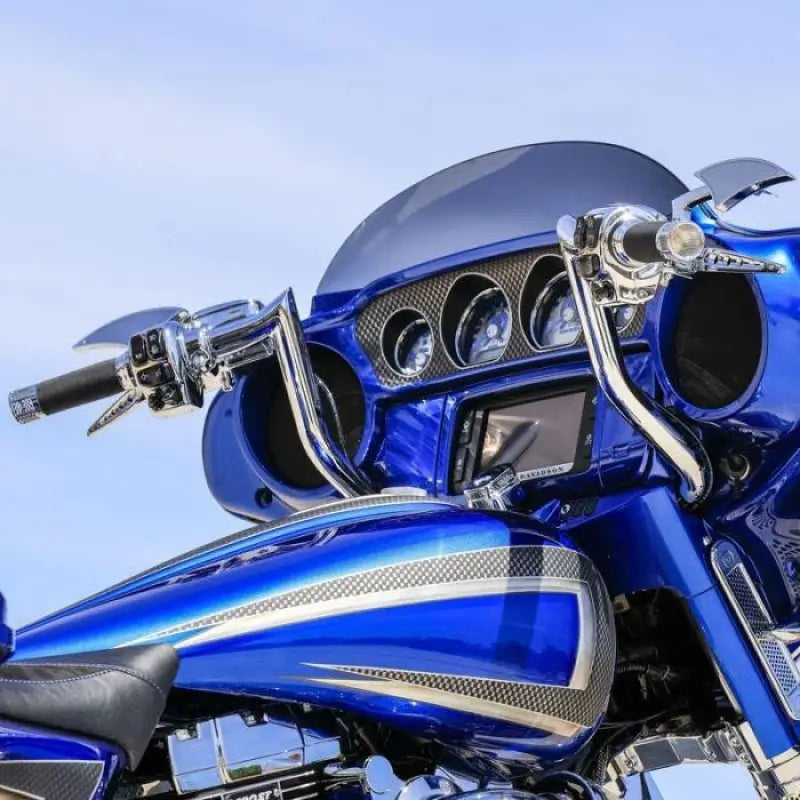 MBBPW-10 C Baggernation 10 Inch Monkey Bagger Bar Prewired Chrome `14-Up Touring - RV and Auto Parts