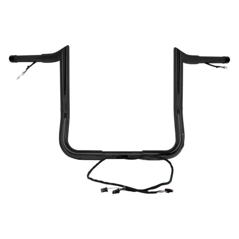 MBBPW-8 B Baggernation 8 Inch Monkey Bagger Bar Prewired Satin Black `14-Up Touring - RV and Auto Parts