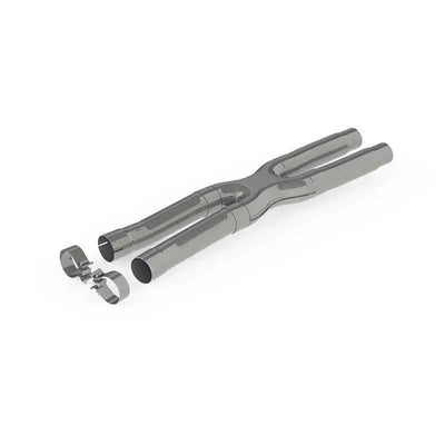 MBRP 15-19 Ford Mustang GT 2.5in Resonator Delete X-Pipe - T409 - RV and Auto Parts